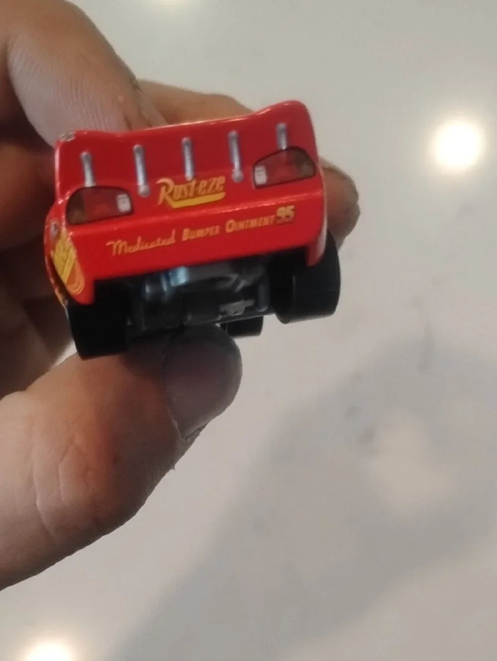 Cars Lightning McQueen Rust-eez Edition Die-Cast Toy Car - Red